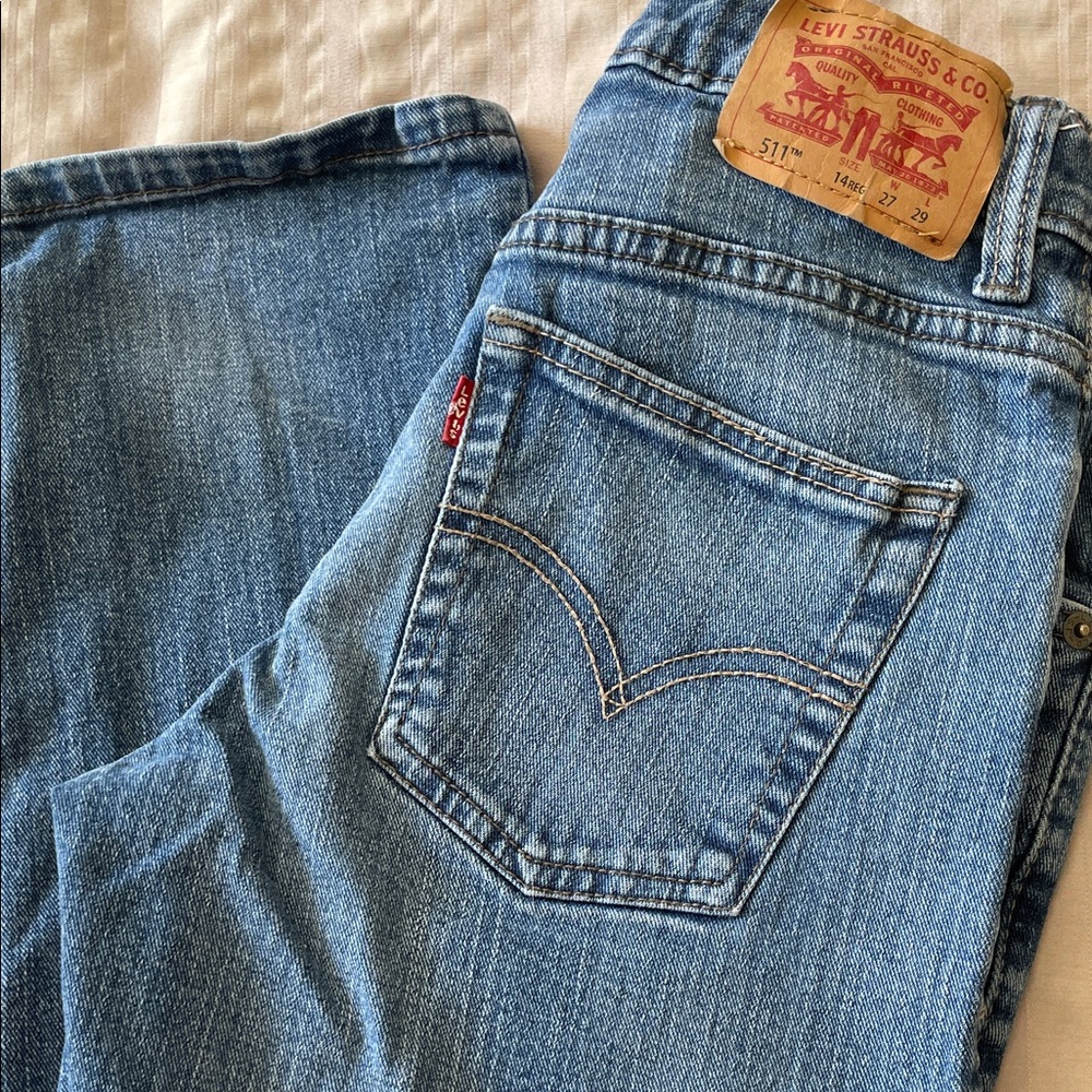 Levi's 511 Slim Fit Blue Jeans